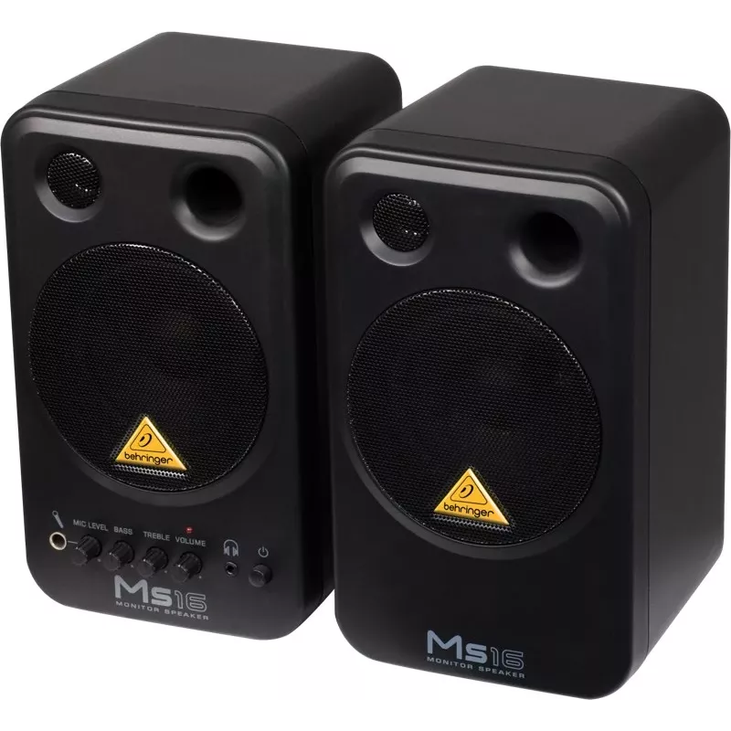 Behringer MS16 reproduktory 2-pásmové čierna káblové 16 W