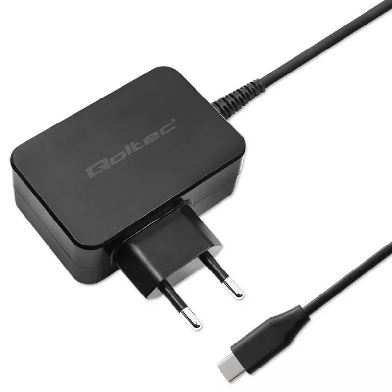 Napájací zdroj QOLTEC 52384 GaN 30W výstup 5–20V USB nabíjačka
