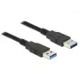 USB kábel DeLOCK 85059 USB 3.2 Gen 1 0,5 m čierny