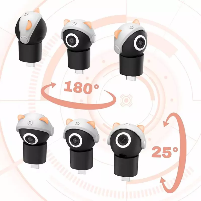 Subsonic Playcam 1080 2in1 HD mini kamera pre Nintendo Switch 2 červená