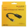 Delock - video adaptér - Mini DisplayPort samec na HDMI samica - 18 cm (65099)