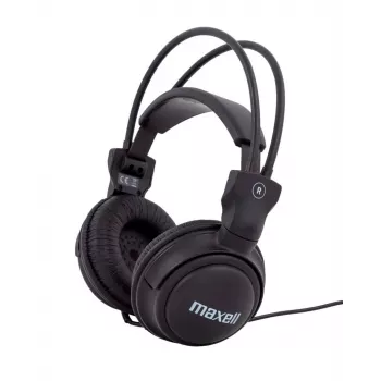 Slúchadlá Maxell Home Studio MAX-833, káblové okolo uší, 32 Ω, 98 dB, 16–22000 Hz, 5 m kábel, cez hlavu, čierne