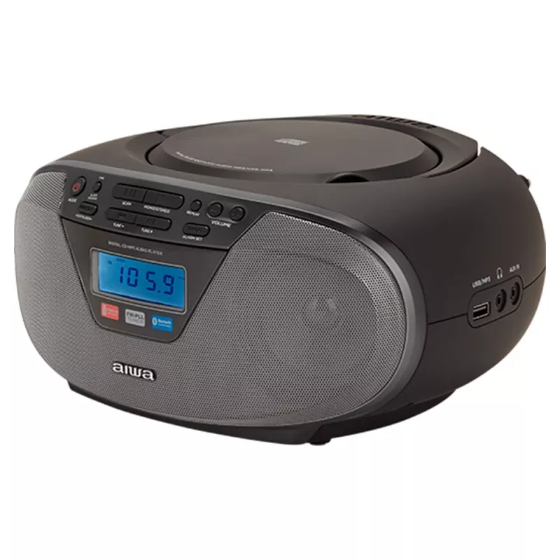 Audio mikrosystém Aiwa BBTU-400BK, CD/MP3/FM-PLL/BT prehrávač (čierny)