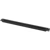 Lišta na manažment káblov helos 328897 1U čierna 48,3 cm