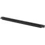 Lišta na manažment káblov helos 328897 1U čierna 48,3 cm