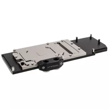 Watercool Fullcover-GPU vodný chladič Heatkiller IV pre Radeon RX 5700 XT — acetalový vrch s niklovanou medenou základňou