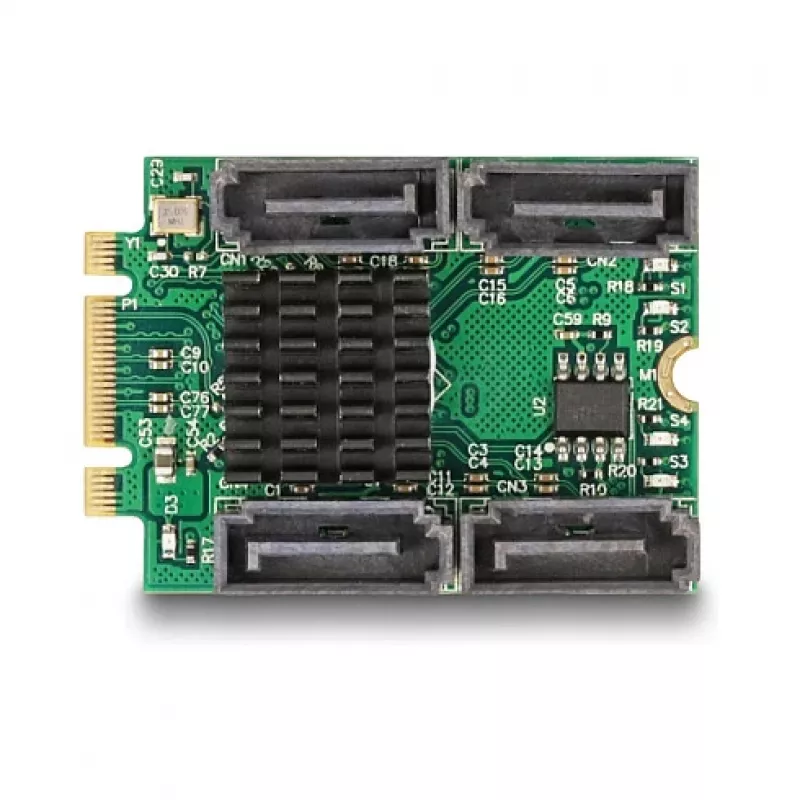 DeLOCK 61062 interný SATA adaptér M.2 na SATA 6 Gbit/s RAID 0 1 10 JBOD