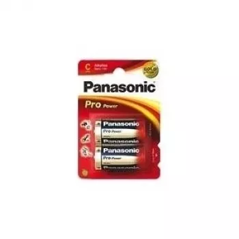 Panasonic 1x2 LR14PPG - jednorazová batéria - alkalická - 1,5 V - 2 ks - modrá - zlatá - červená - 25.