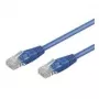 Wentronic Goobay CAT 5e patch kábel, U/UTP, modrý, 2 m - CCA medená zmes (68355)