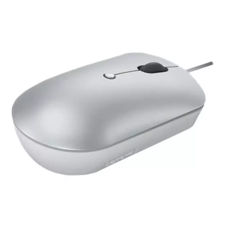 Káblová optická myš pre pravákov aj ľavákov Lenovo 540 USB Type-C, 3 režimy DPI, sivá, 4 tlačidlá, 1,8 m kábel