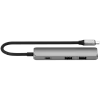 Satechi ST-P4SM rozbočovač USB Type-C 10000 Mbit/s sivý