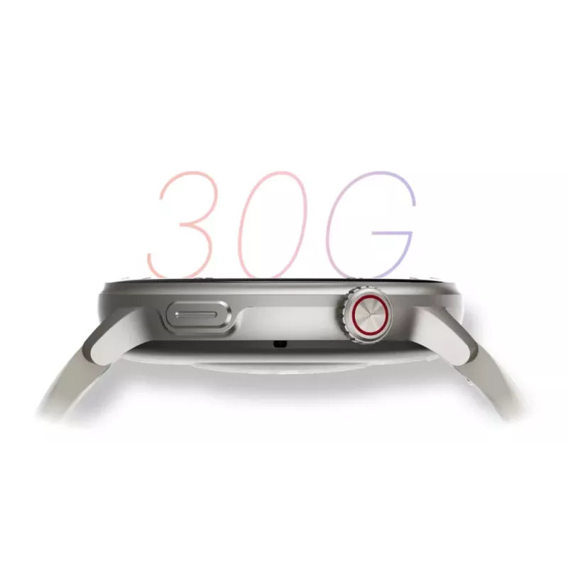 Smartwatch Stelio Activ GPS 46 mm strieborná STSWA101SR, GPS, 46 mm puzdro