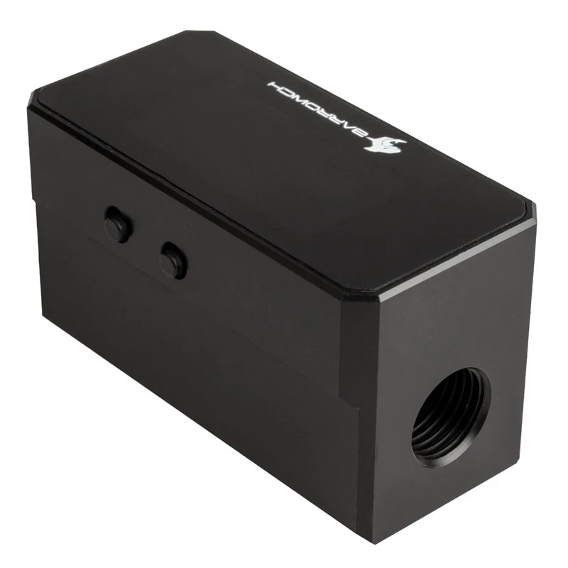 Prietokomer Barrow FBFT08 B – OLED displej, čierny