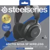 SteelSeries Arctis Nova 3P Wireless bezdrôtový herný headset, Bluetooth/2,4 GHz, čierny