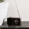 Lenco CR-625BK rádiobudík DAB+/FM s Bluetooth a bezdrôtovým nabíjaním, čierny