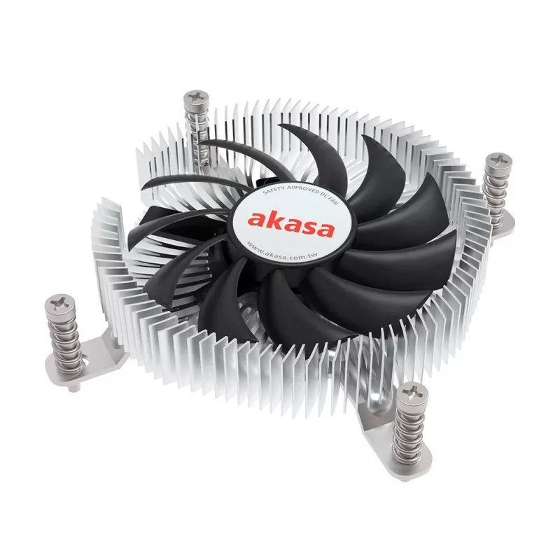 Hybridný chladič Akasa Intel LGA1700 7,5 cm hliník čierny