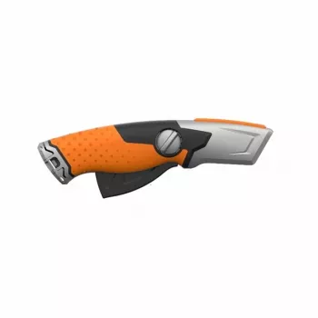 Fiskars 1062938 univerzálny nôž čierna, oranžová nôž s trapézovými čepeľami