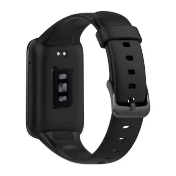 Silikónový náramok FIXED pre Xiaomi Mi Smart Band 7 Pro – čierny, nastaviteľný, vodoodolný