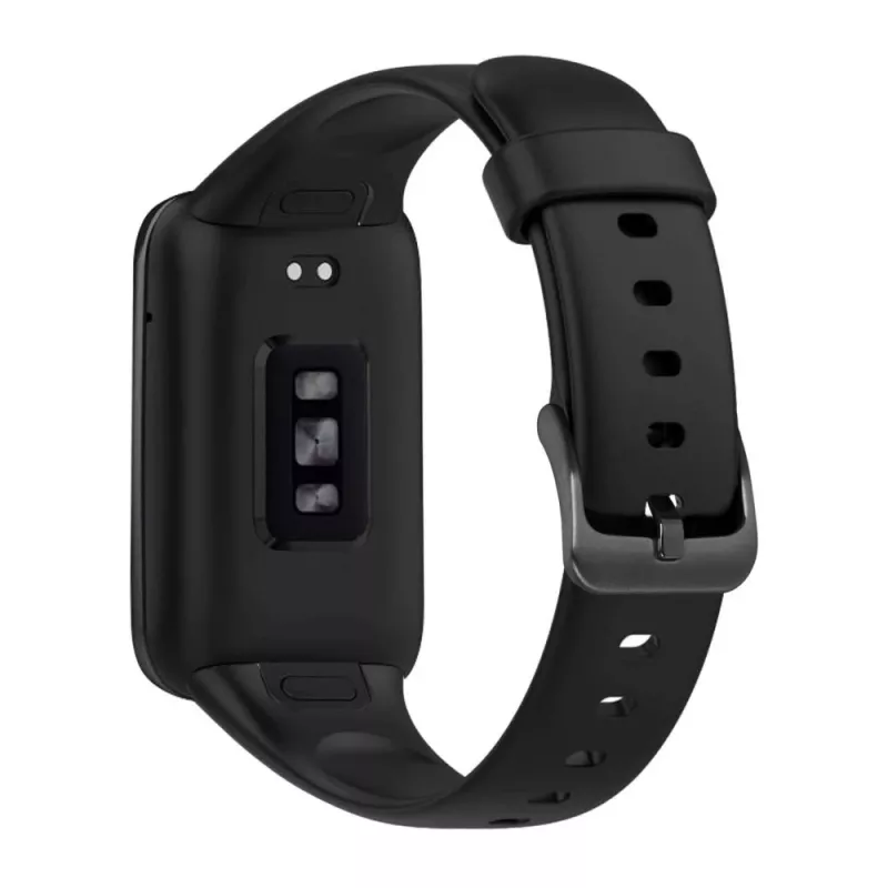 Silikónový náramok FIXED pre Xiaomi Mi Smart Band 7 Pro – čierny, nastaviteľný, vodoodolný