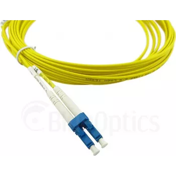 Kompatibilný Cisco CAB-SMF-ST-LC-5 BlueOptics duplexný optický patch kábel, LC-UPC/ST-PC béžový, 5 metrov, Singlemode, E9/125µm G.657.A1, vstupný útlm: pod