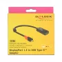 Video káblový adaptér DeLOCK 63928 USB Type-C na DisplayPort 20-pinový