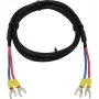 Audio Y kábel Omnitronic LUB-27 model 10453008 — Y rozbočovací kábel na prenos signálu