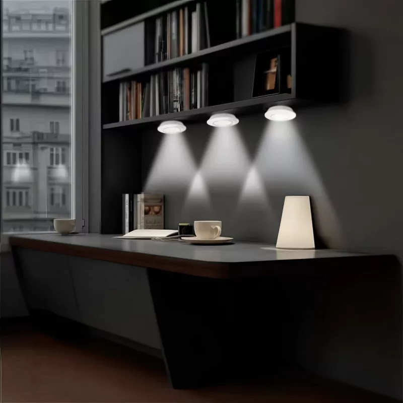 Maclean Energy MCE165 sada LED lámp s diaľkovým ovládaním, AAA batérie, 6 ks v sade
