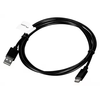 Kábel USB-A na USB-C LANBERG CA-USBO-20CU-0018-BK — USB 2.0, 1,8 m, čierny