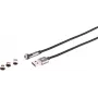 Magnetický USB-A 3-in-1 kábel ShiverPeaks 14-19011 — 540° otočný 7-pin, 2,0 m