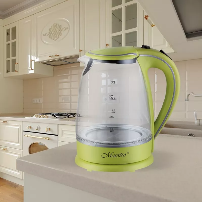 MAESTRO MR-064 rýchlovarná kanvica 1,7 l 2000 W (MR-064-GREEN) zelená