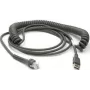 Datalogic USB kábel USB kábel, Type-A, špirálový, 3,6m (CAB-467)