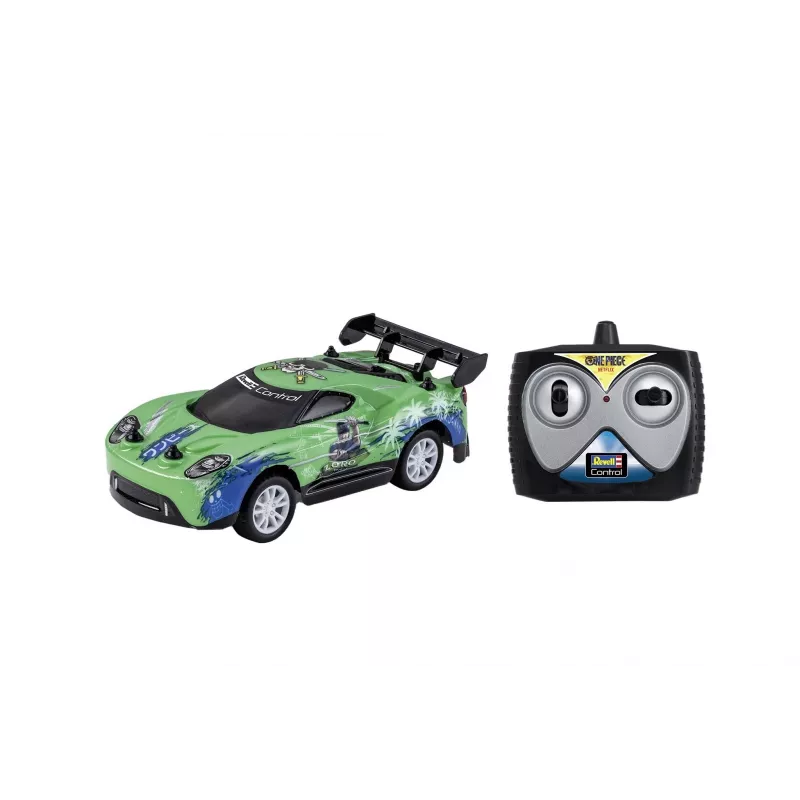 RC rally auto REVELL One Piece Zoro – diaľkovo ovládaný model, tematický zberateľský dizajn