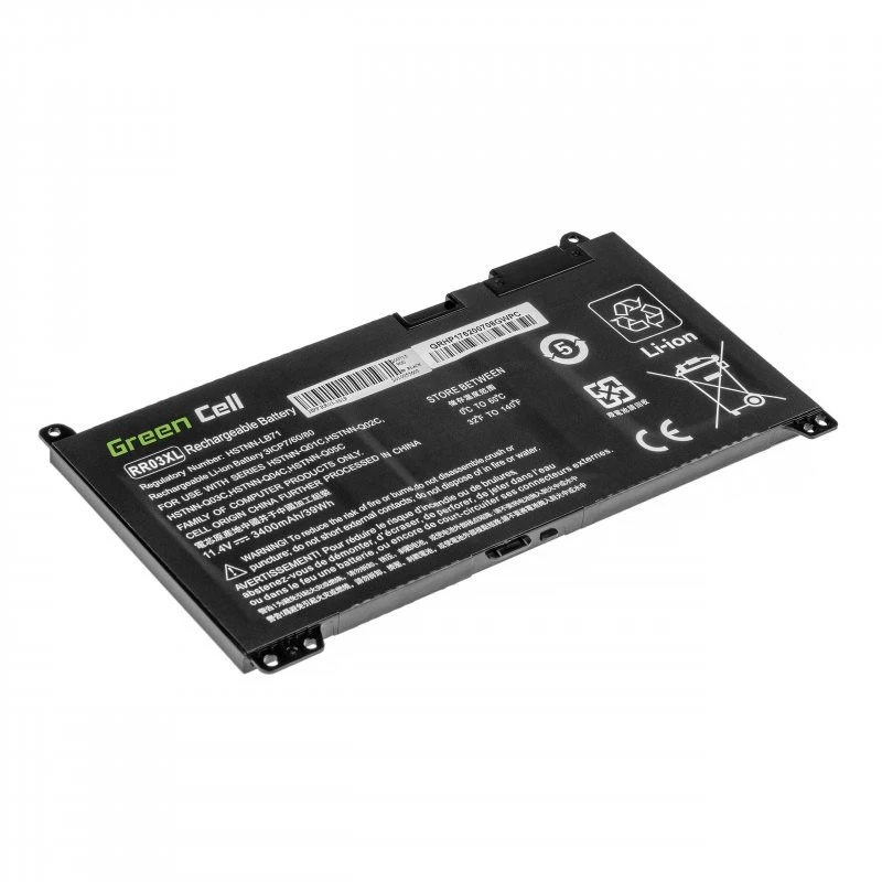 Batéria Green Cell HP183 pre HP ProBook 430/440/450/455/470 G4 G5 — 11,4V 3400mAh LiPo