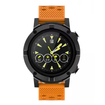 Denver SW-660 GPS smart hodinky, 1,3" AMOLED, oranžový remienok