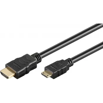 HDMI kábel Goobay 74083 2m HDMI Type-A konektor samec HDMI Type-C konektor samec 18 Gbit/s