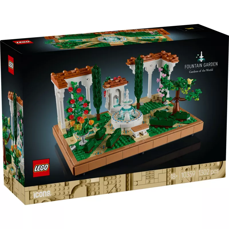 LEGO ICONS 10359 Záhrada s fontánou