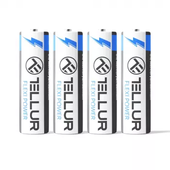 Batéria Tellur Flexi Power AA LR6 1,5 V balenie 4 ks