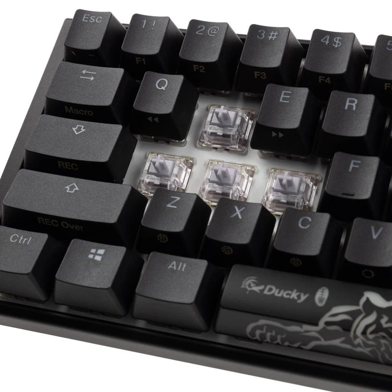 Ducky One 3 Classic čierna/biela Mini herná klávesnica, RGB-LED - MX-Speed-Silver (US) (DKON2161ST-PUSPDCLAWSC1)