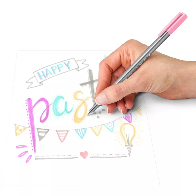 Staedtler triplus fineliner 334 Pastelová sada, 0,3 mm, 6 farieb