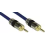 Audio kábel Kindermann PRO K-99956P, 3,5 mm mini jack konektor samec–samec, 15 m