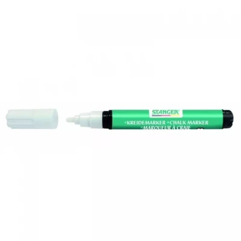 Kriedový marker Stanger 620000-1, biely, 3–5 mm sekáčový hrot
