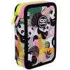 Dvojposchodové školské puzdro na perá s výbavou CoolPack Jumper 2 PANDA GANG