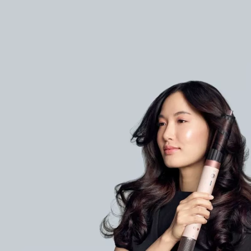 Airwrap Co-anda2x Straight + Wavy, Multistyler krémový/ružové zlato, Bluetooth, 1 700 Watt (poškodený obal)