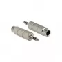 Adaptér DeLOCK 65548 3,5 mm na 6,35 mm strieborný