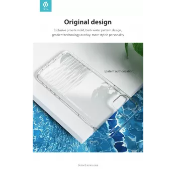 Puzdro na smartfón Devia Ocean2 séria pre iPhone 11 Pro Max, transparentné, ochranný priehľadný kryt