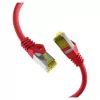 EFB-Elektronik RJ45 patch kábel Cat.6A S/FTP LSZHCat.7 surový kábel červený 0,15 m výrobca: EFB Elektronik (MK7001.0,15R)