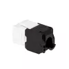 LogiLink NK4066 Keystone modul plochý čierny biely RJ-45