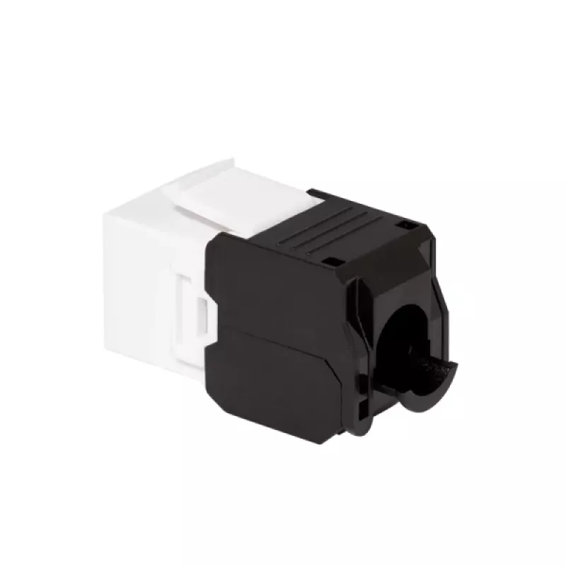 LogiLink NK4066 Keystone modul plochý čierny biely RJ-45