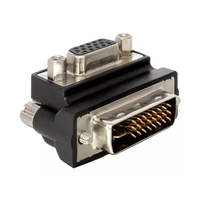 VGA adaptér DeLOCK DVI-I 15-pinový FM VGA čierny