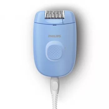 Epilátor Philips BRE228/00 modrý — 2000er-Serie, napájaný zo siete, mokrý & suchý: Nie